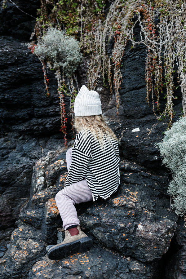 Grown Ribbed Rainbow Leggings - Rainbow