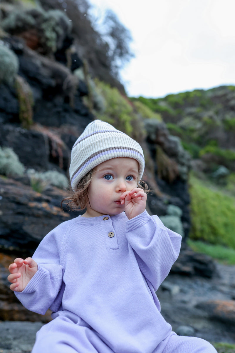 Grown Organic Pixie Beanie - Stripe