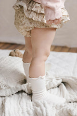 Jamie Kay Natalie Frill Knee High Socks | Rosewater