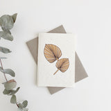 Plantable Seed Card- Dried Palm Fronds