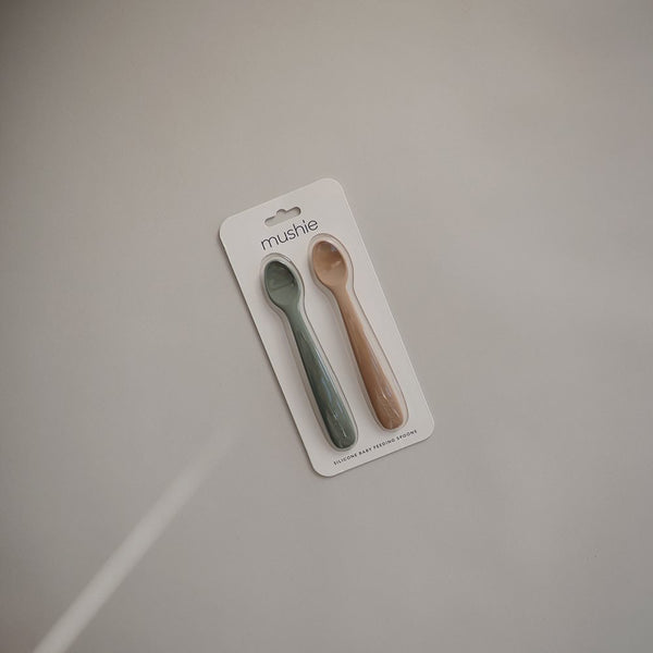 Silicone Spoon Duo | Dried Thyme/ Natural