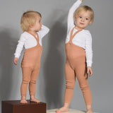 Silly Silas Footless Tights- Light Brown