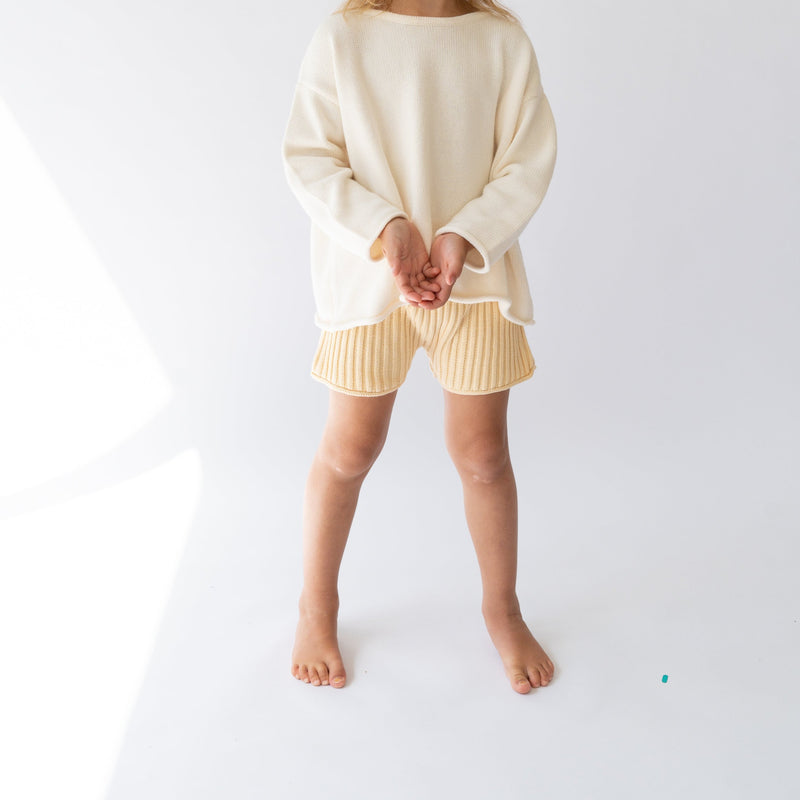Illoura Ribbed Knit Shorts | Butter
