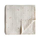 Muslin Swaddle Blanket Organic Cotton | Falling Stars