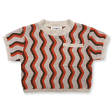 Grown Knitted Tee - Wave