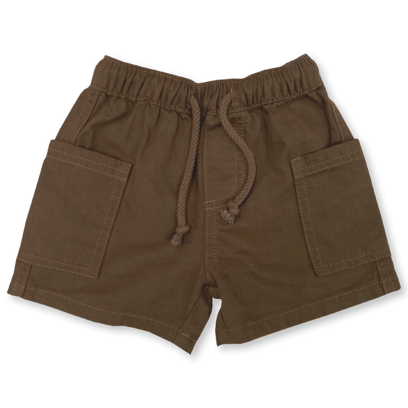 Grown Pocket Shorts - Mud