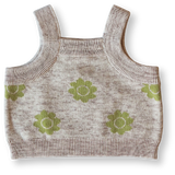 Grown Pansy Top - Lime & Marle