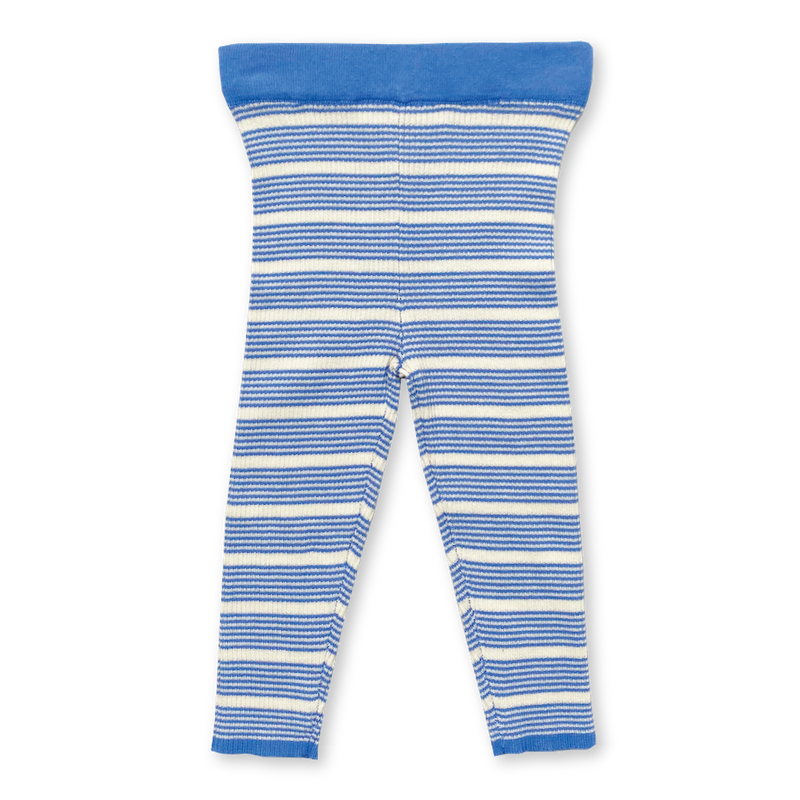 Grown Ribbed Essential Leggings - Marine/Milk