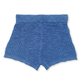 Grown Organic Textured Rib Shorts - Marine