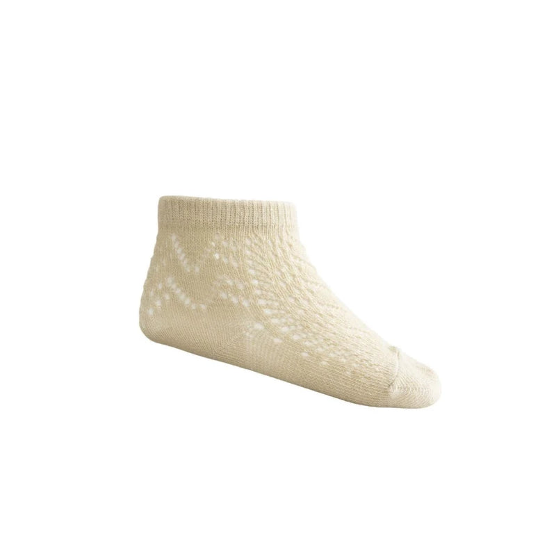 Jamie Kay Cable Weave Ankle Socks | Sandstone