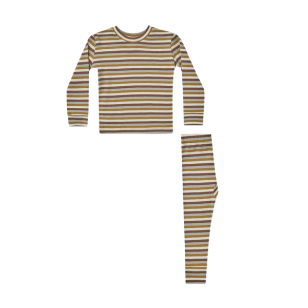 Rylee + Cru Long Sleeve Pyjamas | Striped