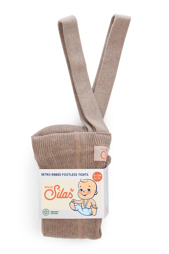 Silly Silas Footless Tights- Peanut Blend