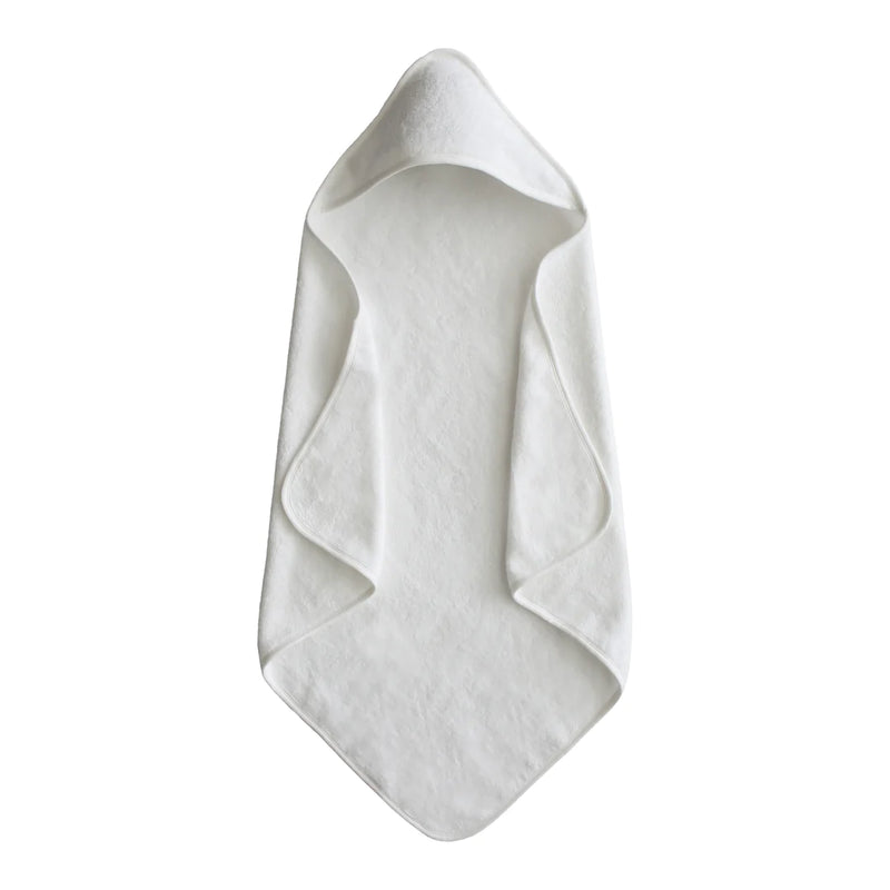 Organic Cotton Baby Hooded Towel | Pearl