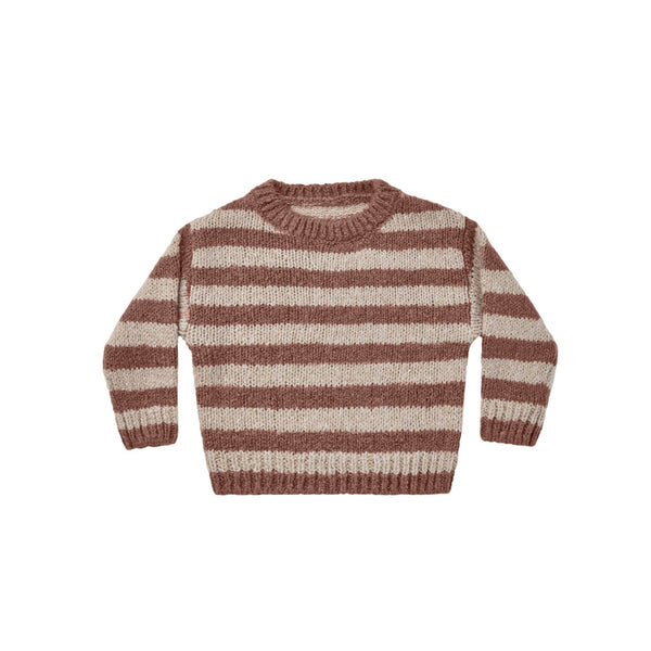 Rylee + Cru Aspen Sweater | Mocha Stripe