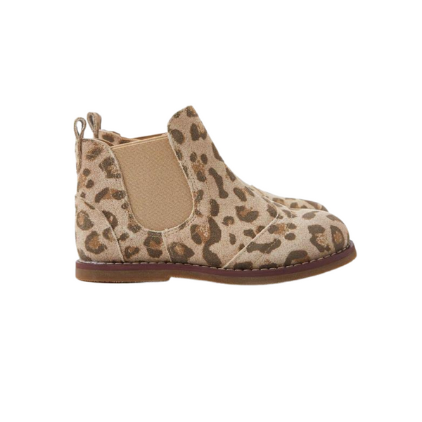 Burrow Suede Boot | Ivory Leopard
