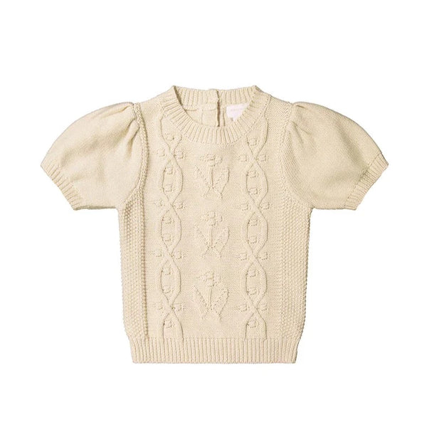 Jamie Kay Vivienne Knitted Top | Berry Cloud