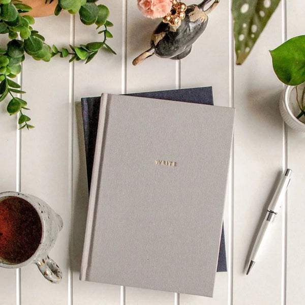 Write | Lined Journal | Grey