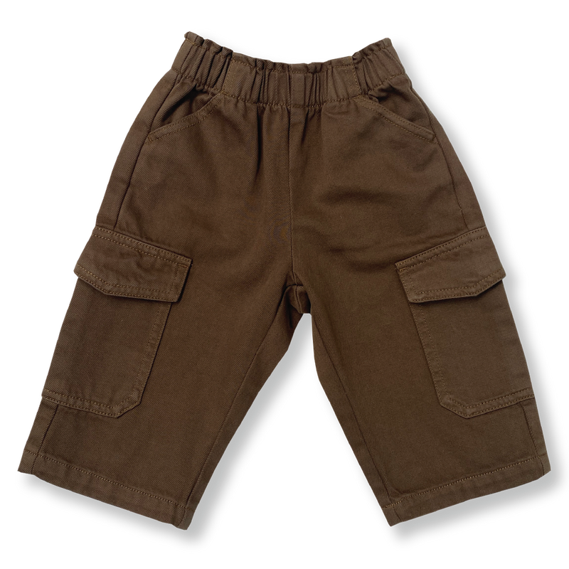 Grown Organic Denim Cargo Pant - Clay