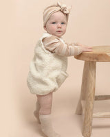 Susukoshi Teddy Boucle Romper | Milk