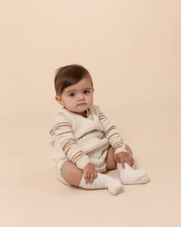 Susukoshi Teddy Boucle Romper | Milk – Lupa and Sol