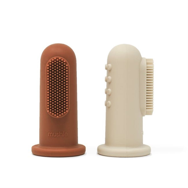 Finger Toothbrush- Clay/Shifting Sand